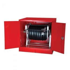 Cabinet With Continuous Flow Hose Reel